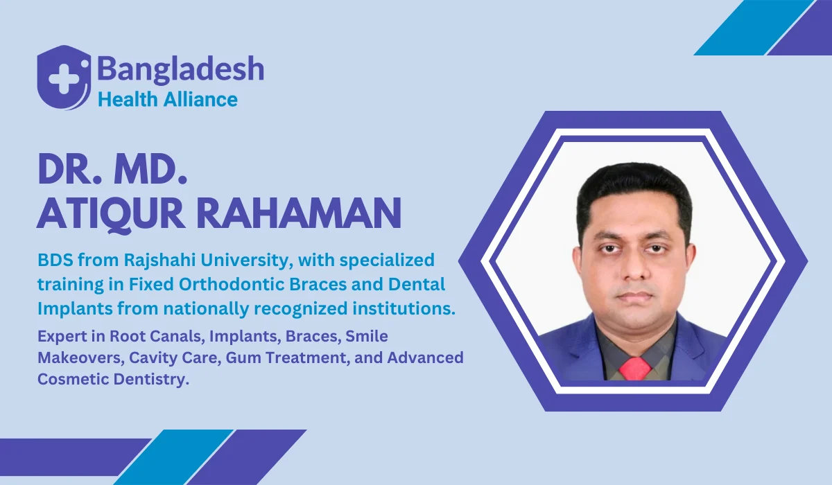 Dr. Md. Atiqur Rahaman - Dental Surgeon in Cumilla