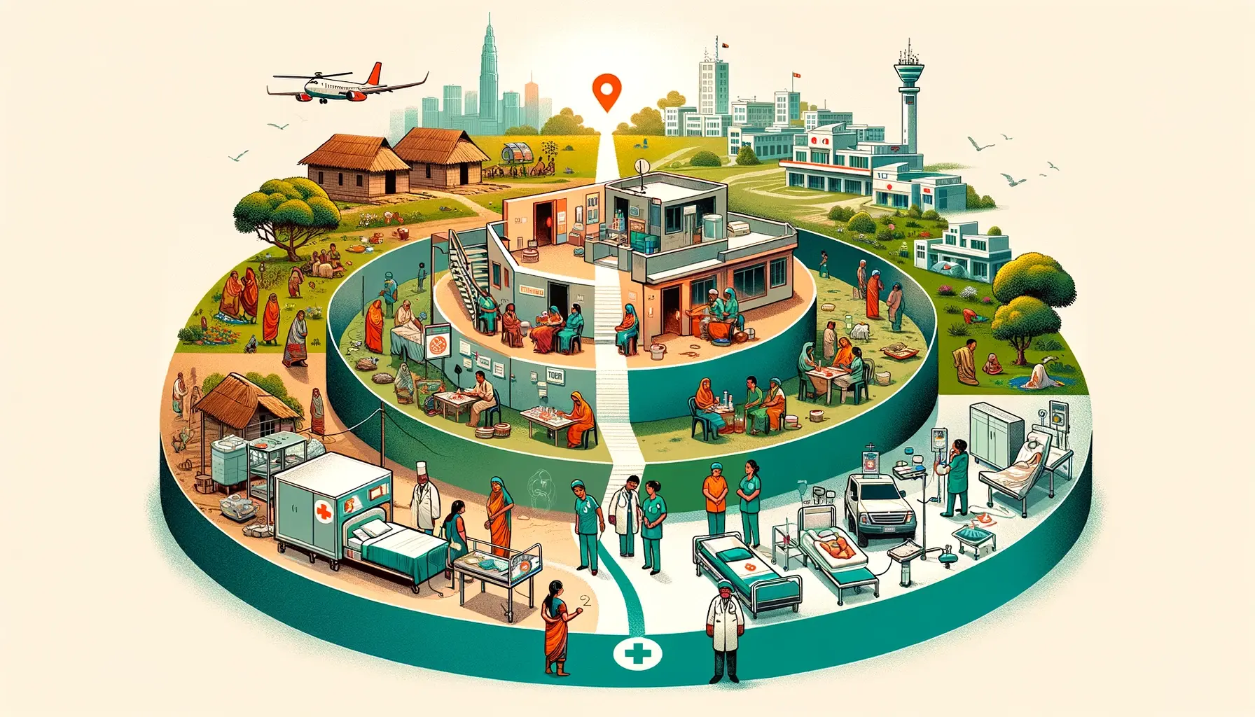 levels of healthcare in Bangladesh