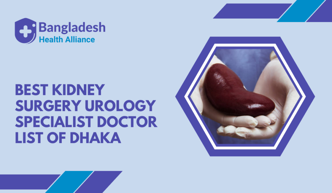 Best Kidney Surgery / Urology Specialist- Doctor list of Dhaka, Bangladesh.