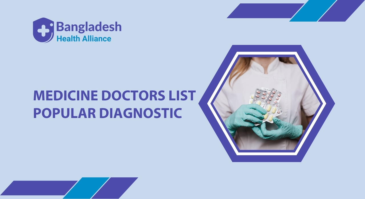 Medicine Doctors List Popular Diagnostic Mirpur