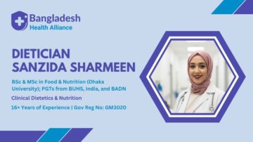 Dietitian Sanzida Sharmeen in Nutrition Expert Dhaka, Bangladesh