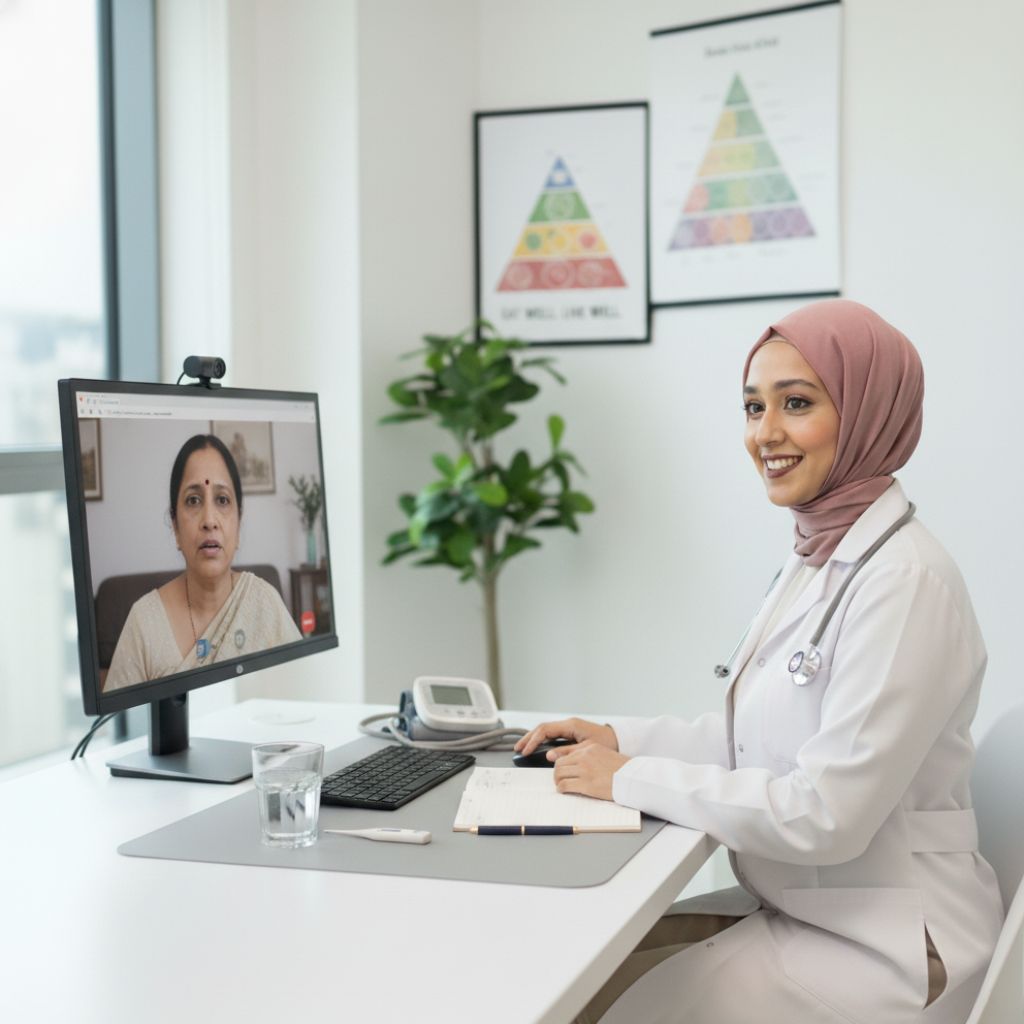 Dietitian Shirajam Munira, online consultations from home