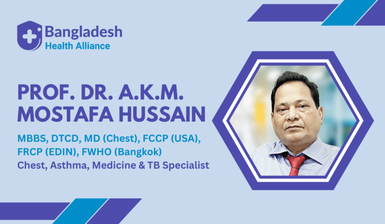 Prof. Dr. A.K.M. Mostafa Hussain Chest Diseases Specialist