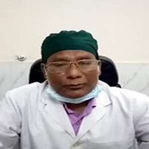 Portrait of Prof. Dr. A. M. Al-Rabbani, a leading ENT specialist and head-neck surgeon in Rangpur.