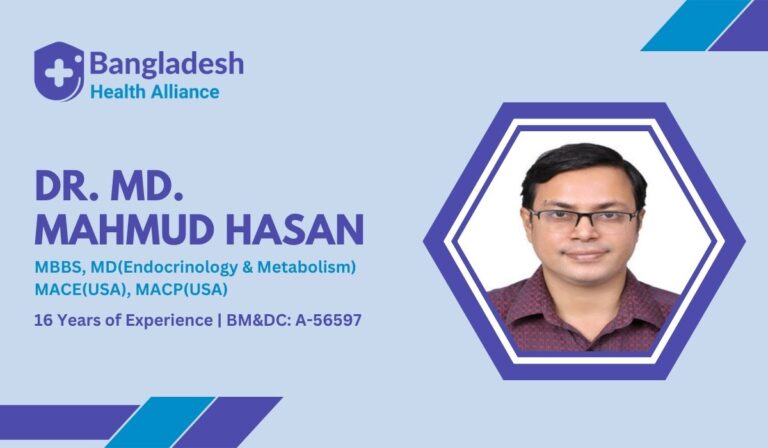 Dr. Md. Mahmud Hasan - Endocrinologist in Dhaka