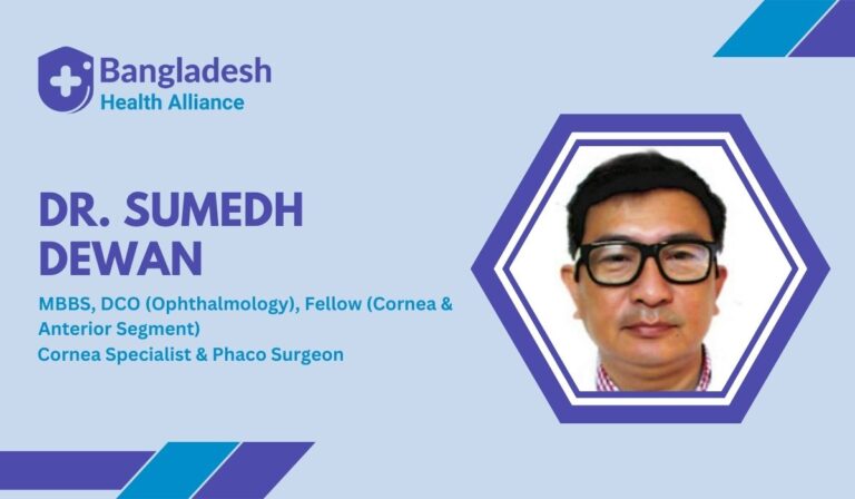 Dr. Sumedh Dewan – Experienced Cornea Specialist & Phaco Surgeon in Chittagong, MBBS, DCO, Fellow (Cornea & Anterior Segment), expert in corneal treatments.