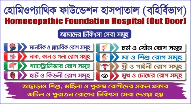 Homoeopathic Foundation Hospital Medical Services