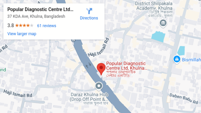 Exterior view of Popular Diagnostic Centre Ltd., Khulna Branch