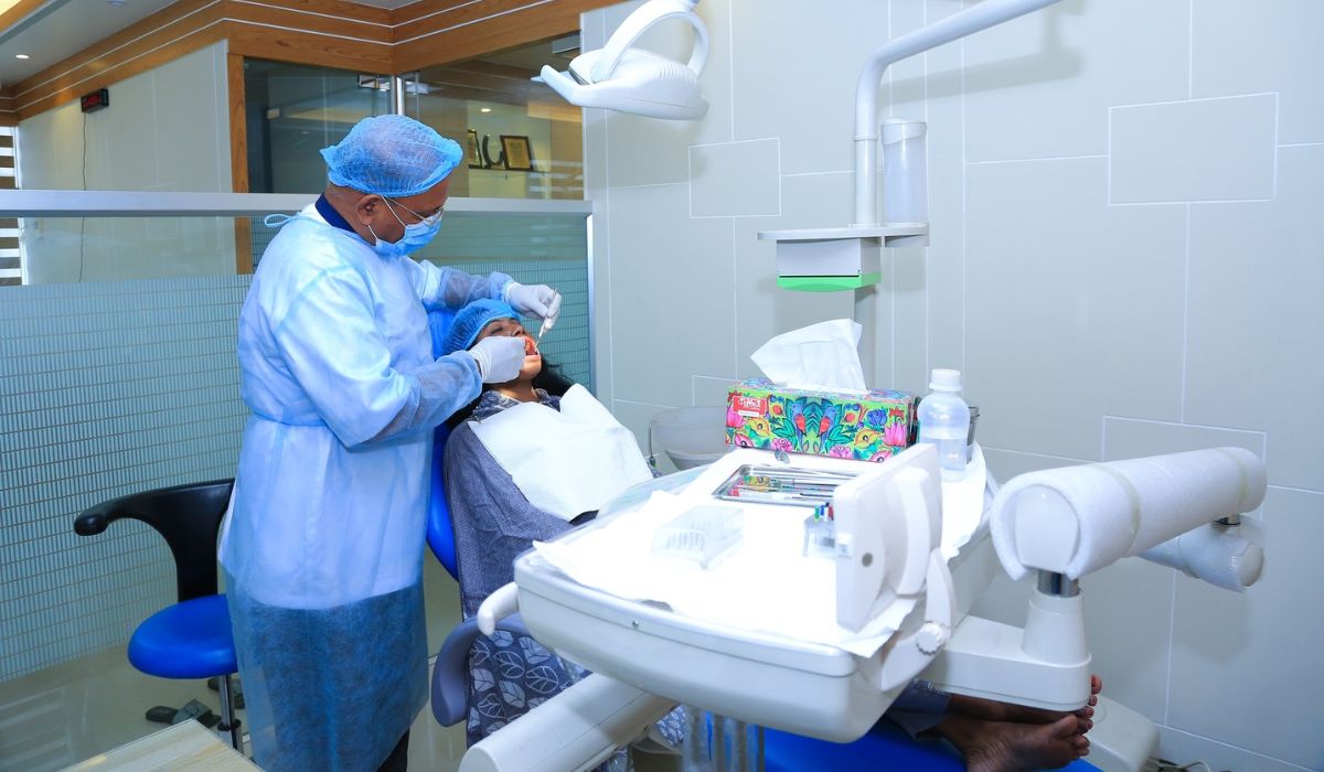 Prof. Dr. B.A.K Azad Providing Treatments for a Female patients