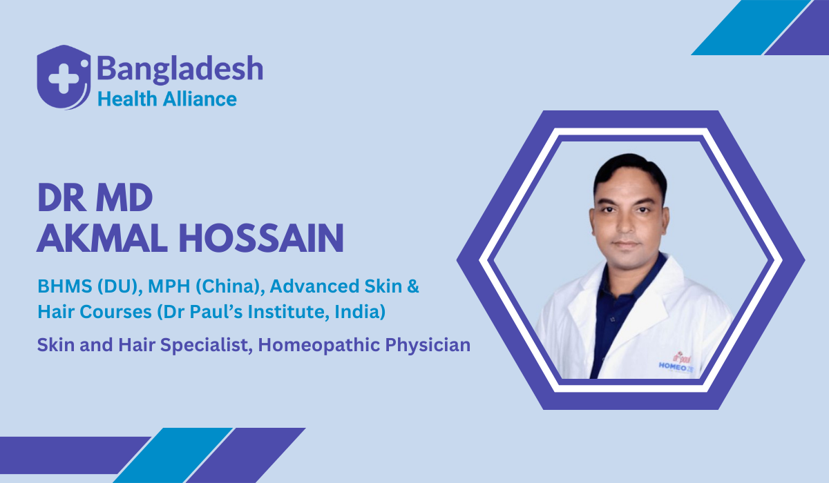 Dr Md Akmal Hossain - Homeopathic Consultant Dhaka