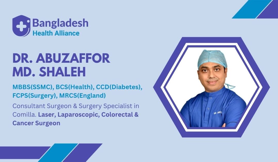 Dr. Abuzaffor Md. Shaleh, leading general & laparoscopic surgeon