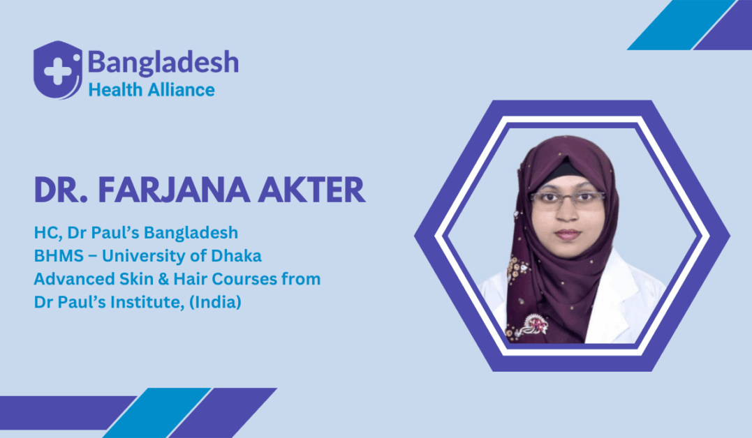 Dr. Farjana Akter - Consultant in Homeopathic Medicine