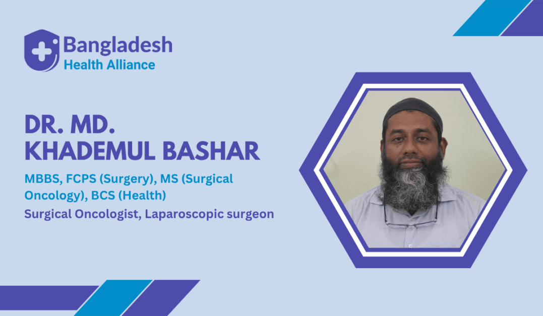 Dr. Md. Khademul Bashar - Surgical Oncologist Dhaka