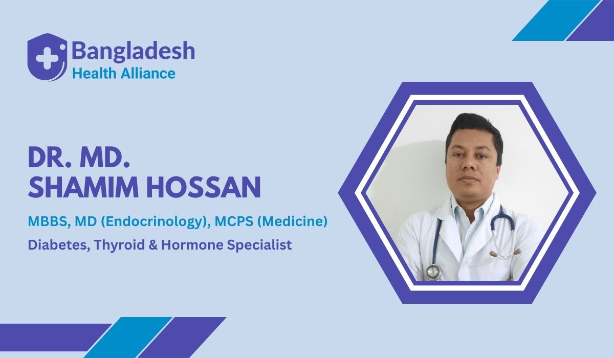 Dr. Md. Shamim Hossan, Endocrinologist
