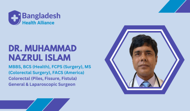 Dr. Muhammad Nazrul Islam Colorectal (Piles, Fissure, Fistula) General & Laparoscopic Surgeon