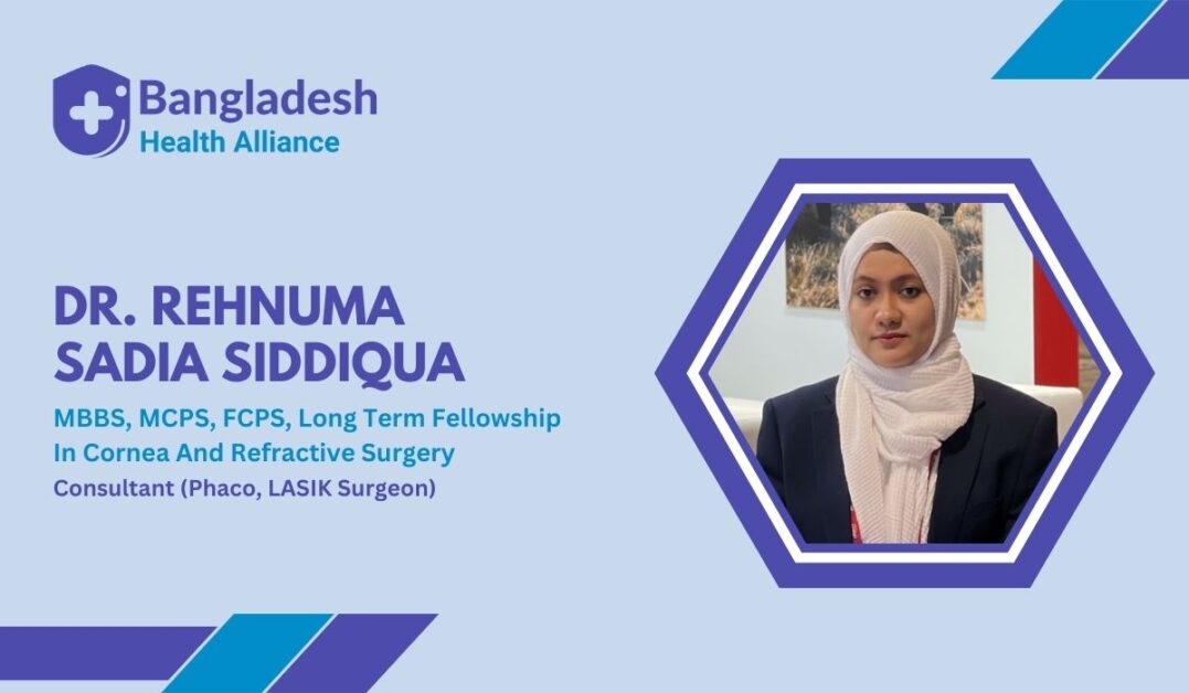 Dr. Rehnuma Sadia Siddiqua - Consultant (Phaco ,LASIK surgeon in Dhaka, Bangladesh