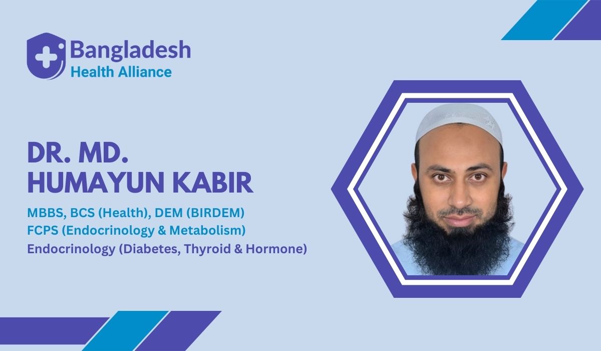 Dr. Md. Humayun Kabir Endocrinology (Diabetes, Thyroid & Hormone) Specialist