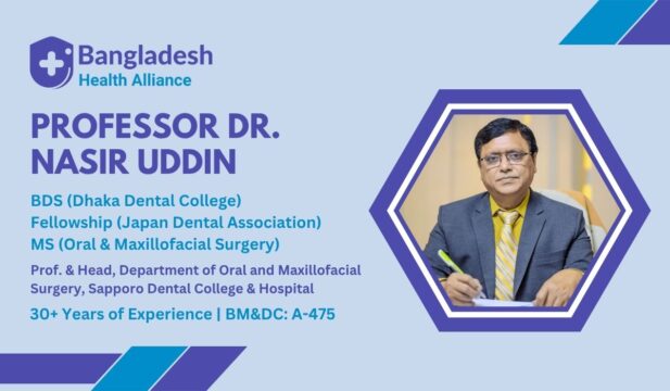 Prof. Dr. Nasir Uddin – Oral & Maxillofacial Surgeon in Dhaka