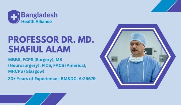 Professor Dr. Md. Shafiul Alam – Bangladesh’s trusted neurosurgeon