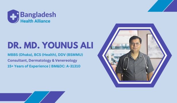 Dr. Md. Younus Ali – Dermatology, Venereology, Allergy & Cosmetic Dermatology Specialist in Khulna