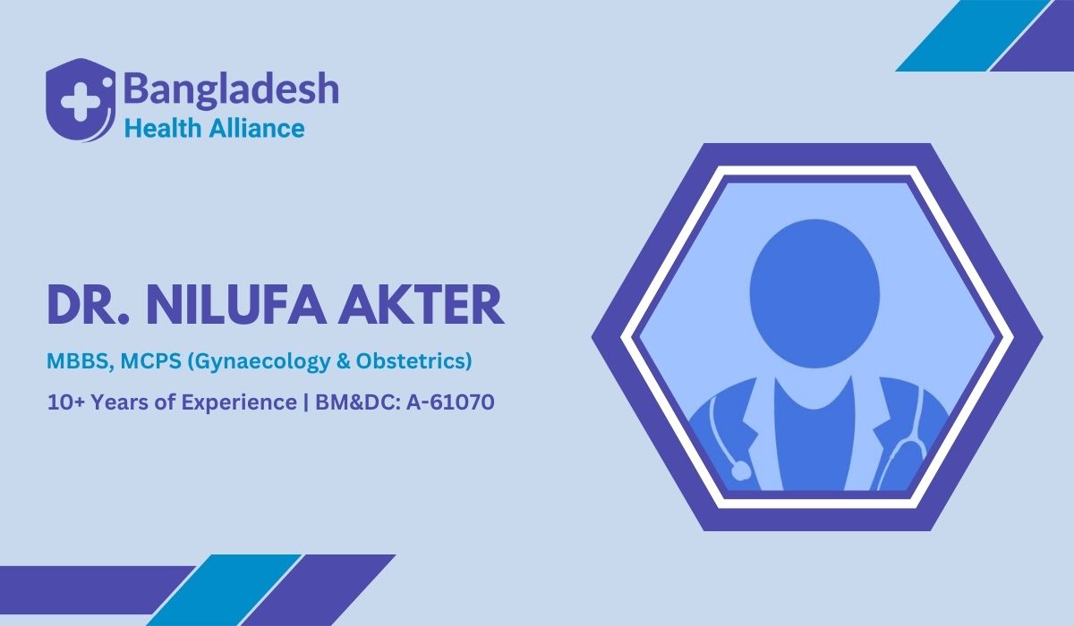 Dr. Nilufa Akter - Gynaecologist, Obstetrician