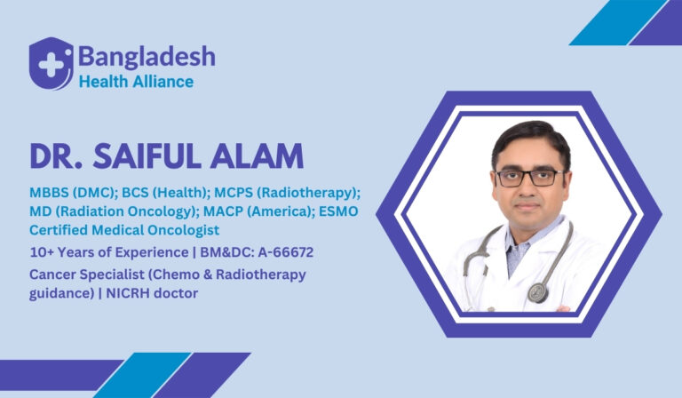 Dr. Saiful Alam a Cancer Specialist