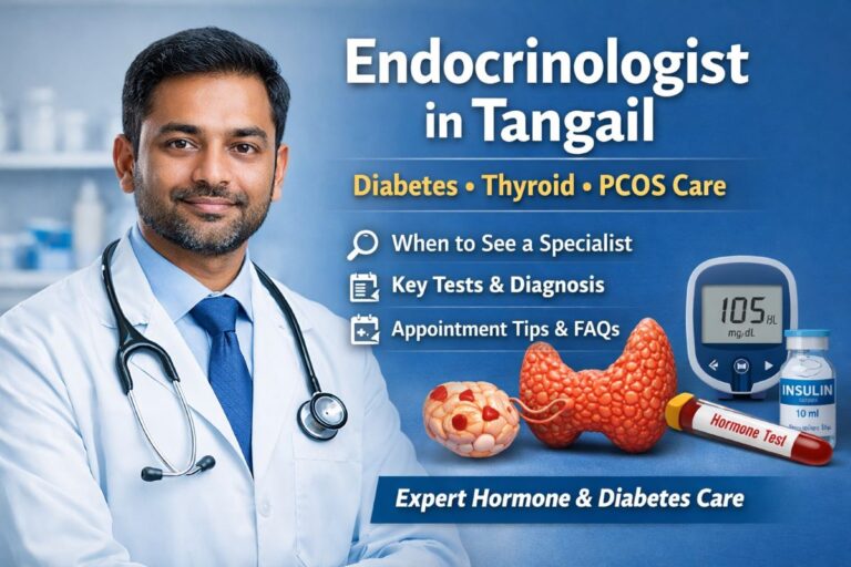 Specialist endocrinologist in Tangail offering diabetes management, thyroid treatment and hormone disorder care