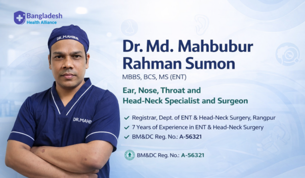 Dr. Md. Mahbubur Rahman Sumon – ENT Specialist & Head-Neck Surgeon in Rangpur