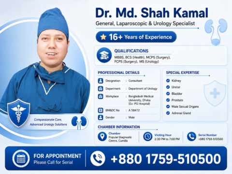 Dr. Md. Shah Kamal urologist in Cumilla