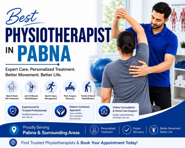 Rehabilitation care for post-surgical rehabilitation in Pabna, including Sujanagar.