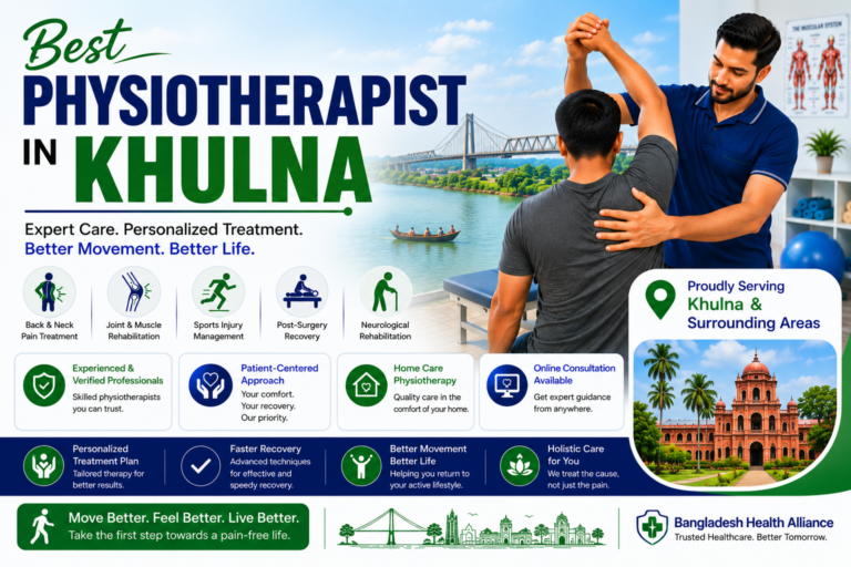 Rehabilitation care for child and elderly mobility in Khulna, including Paikgacha.