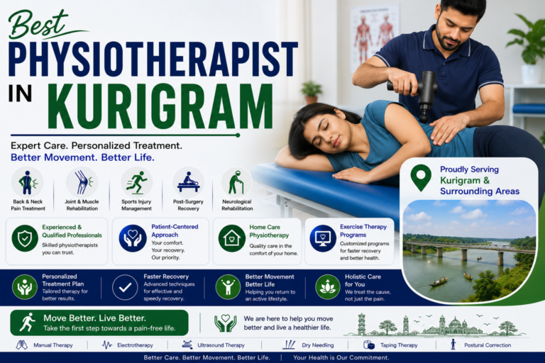 Therapist assisting a patient with strength and flexibility training in Kurigram and Kurigram Sadar.