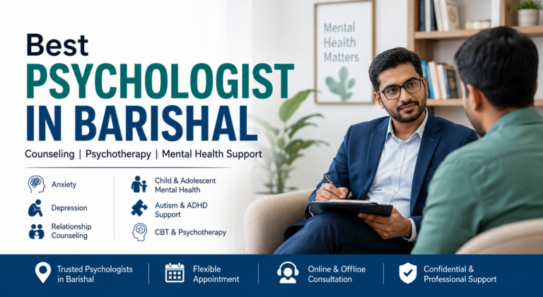 Best Psychologist in Barishal – Counseling, Psychotherapy & Mental Health Support