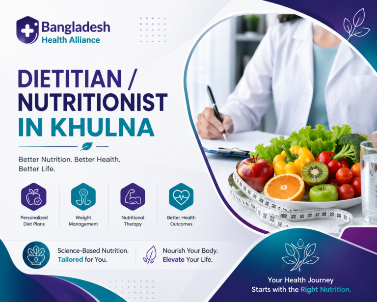 DietitianNutritionist in Khulna — Doctors, Clinics & Appointment Info