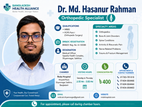 Dr. Md. Hasanur Rahman Orthopedic Specialist in Shyamnagar