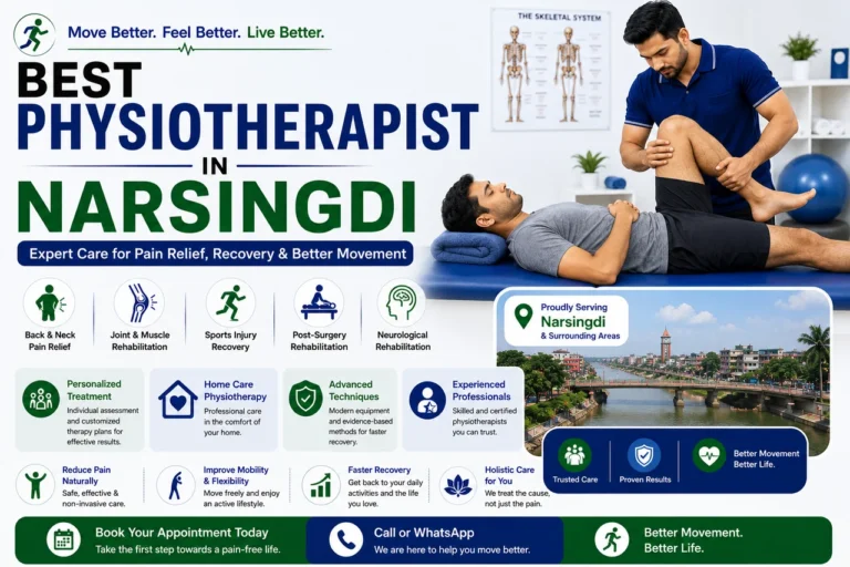 Rehabilitation care for post-surgical rehabilitation in Narsingdi, including Belabo.