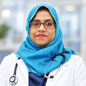 Portrait of Dr. Parveen Afroz Chowdhury, dermatologist in Sylhet