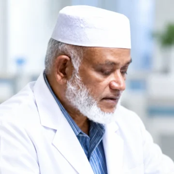 Portrait of Prof. Dr. Syed Mamun Muhammad, dermatologist in Sylhet