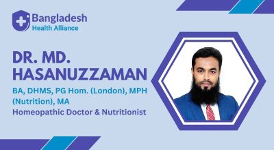 BA, DHMS, PG Hom. (London), MPH (Nutrition), MA Homeopathic Doctor & Nutritionist