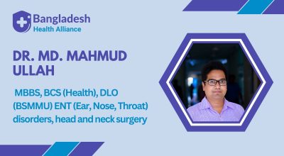 Dr. Md. Mahmud Ullah - ENT (Ear, Nose, Throat) disorders, head and neck surgery in Khulna