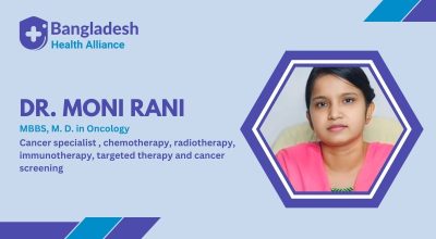 Dr. Moni Rani M. D. in Oncology