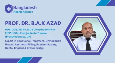 Prof. Dr. B.A.K Azad – Prosthodontist & Implantologist Dhaka