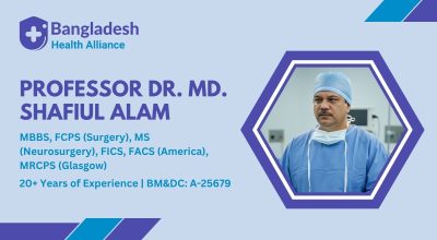Professor Dr. Md. Shafiul Alam – Bangladesh’s trusted neurosurgeon